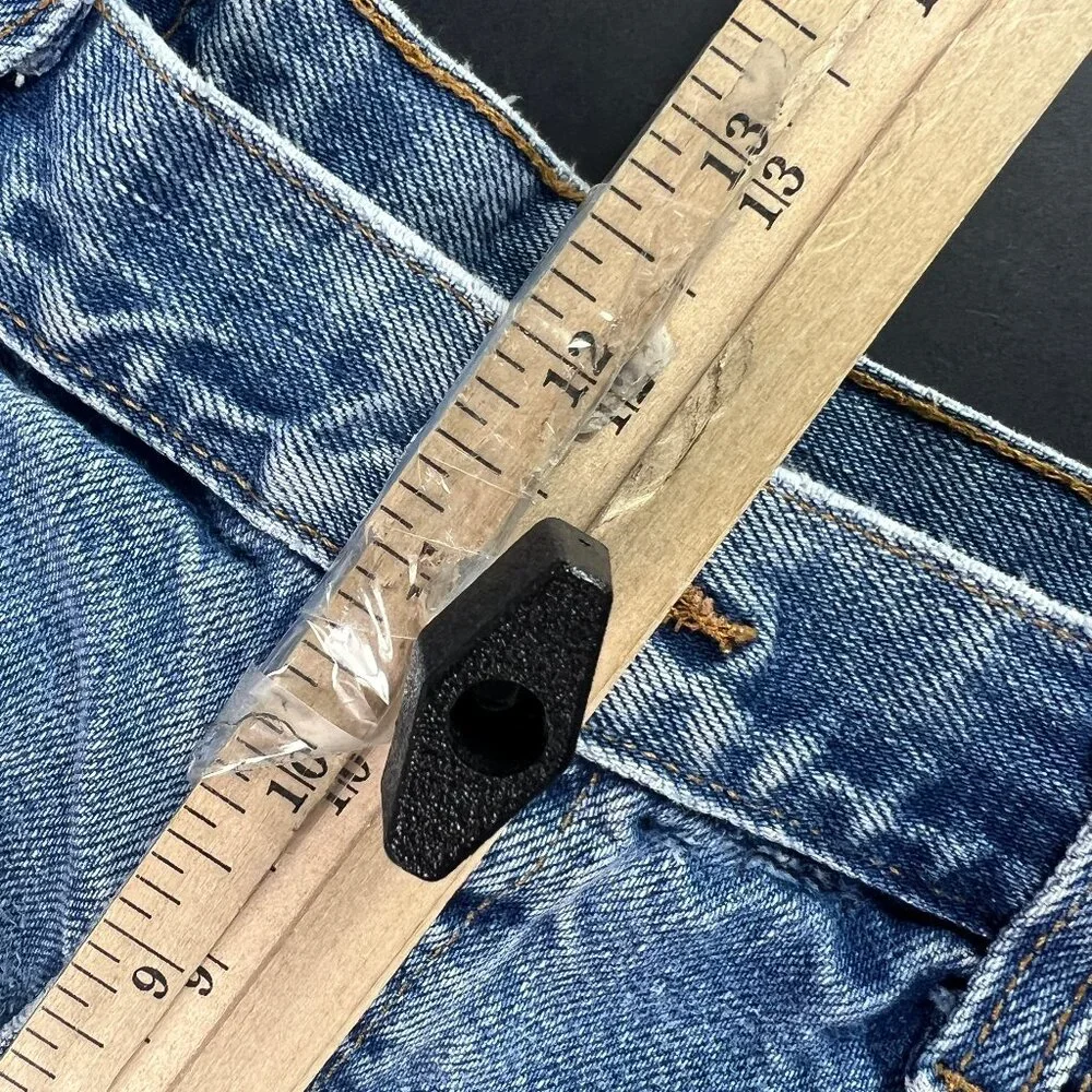 Y2K Levi's Jean Shorts Mens 34* 505 Blue Faded Cut Off Cotton Denim Jorts Tag 36